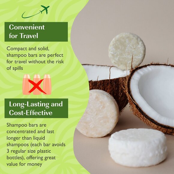 Shampoo Bar Soursop Oil for Dry, Thinning Hair | For Hair Growth, Strengthening, - Picture 6 of 9